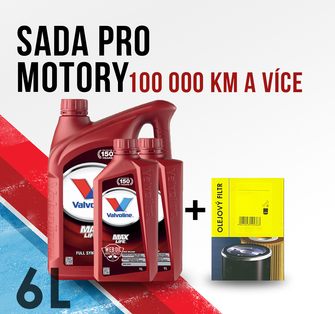 Motorový olej Valvoline 5W-40 a filtr pro BMW 320d E46 110kw