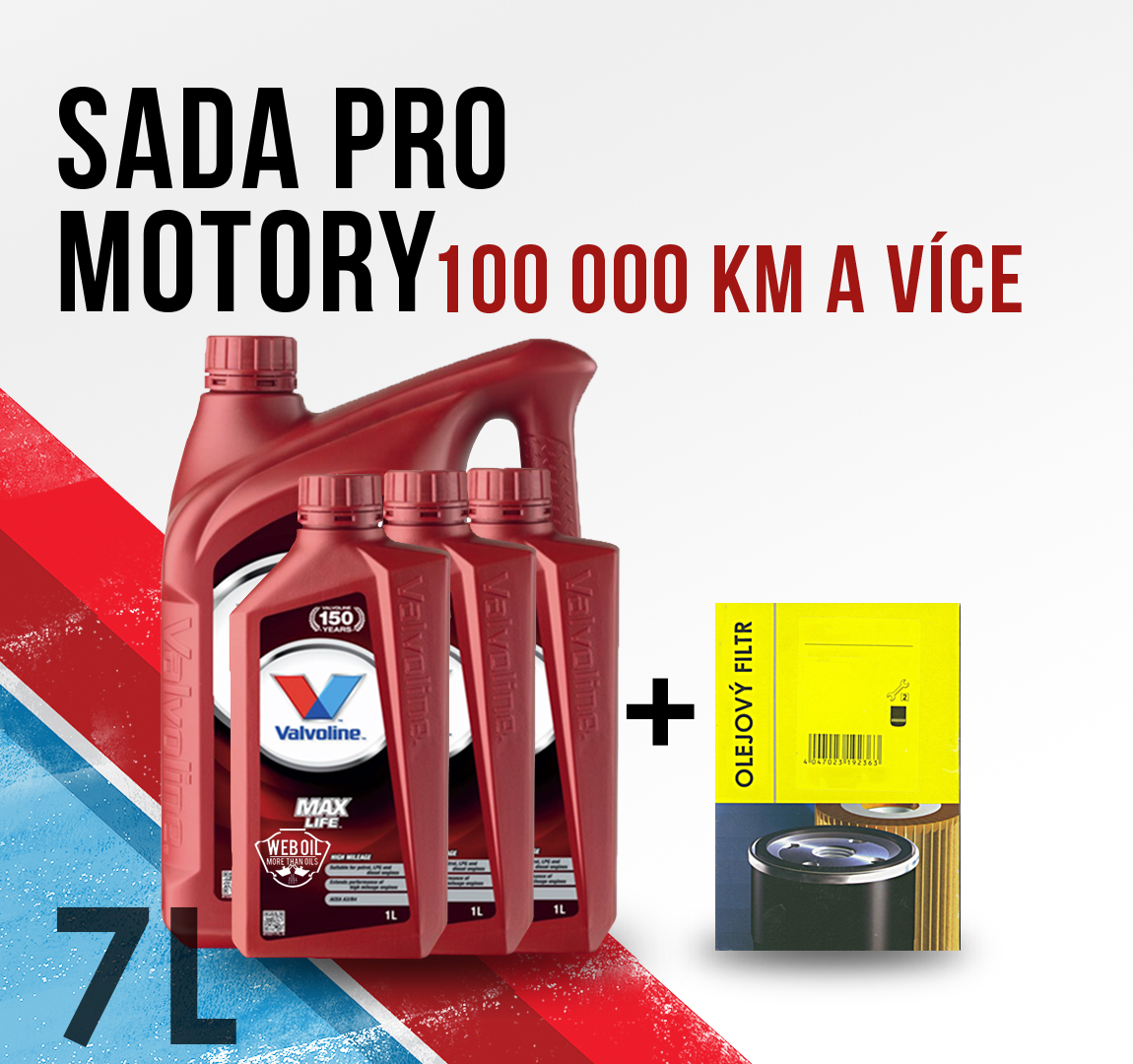 Motorový olej Valvoline a filtr pro BMW 525i E60 141kw rok 2003
