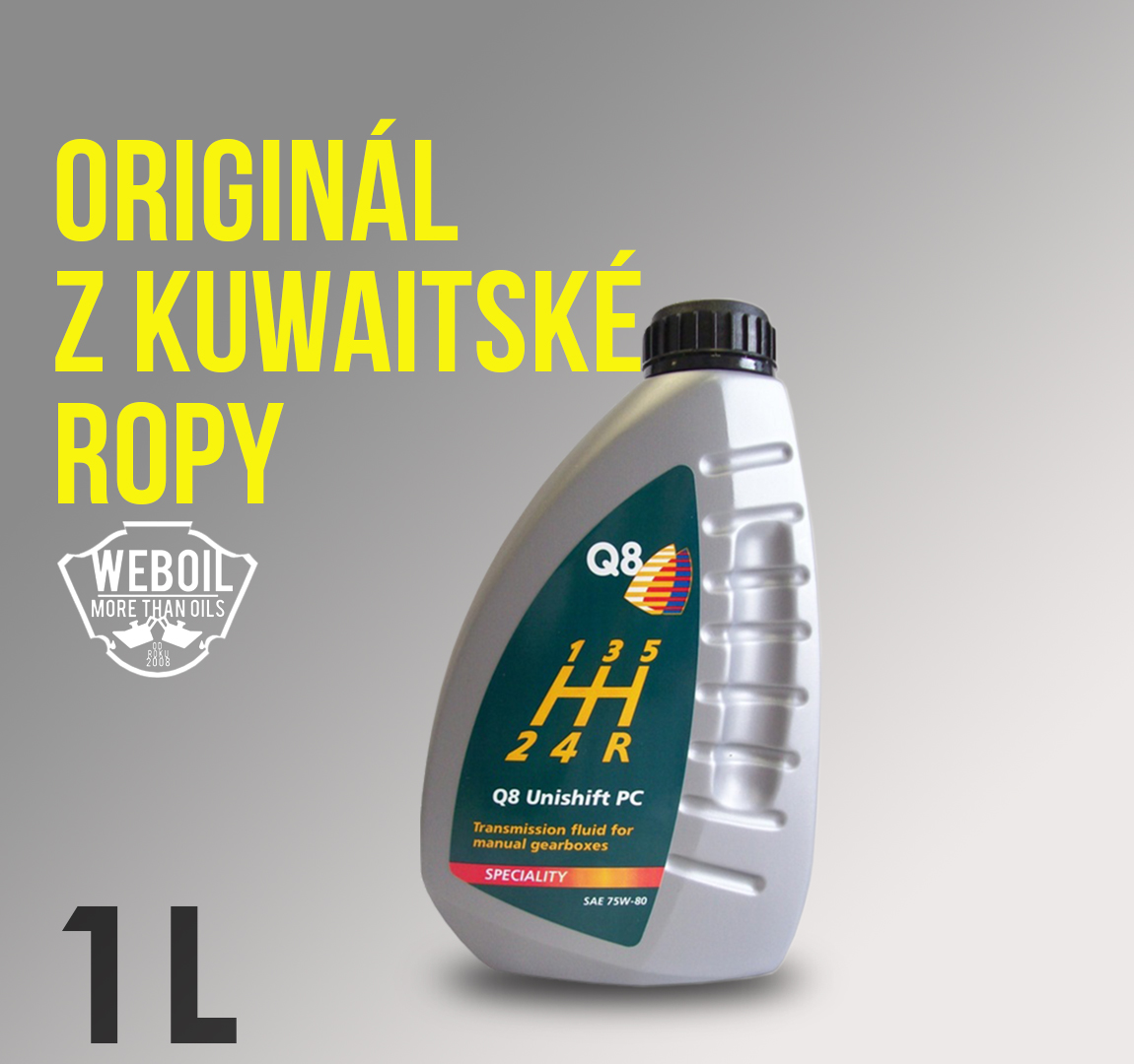 Převodový olej Q8 pro Peugeot 206