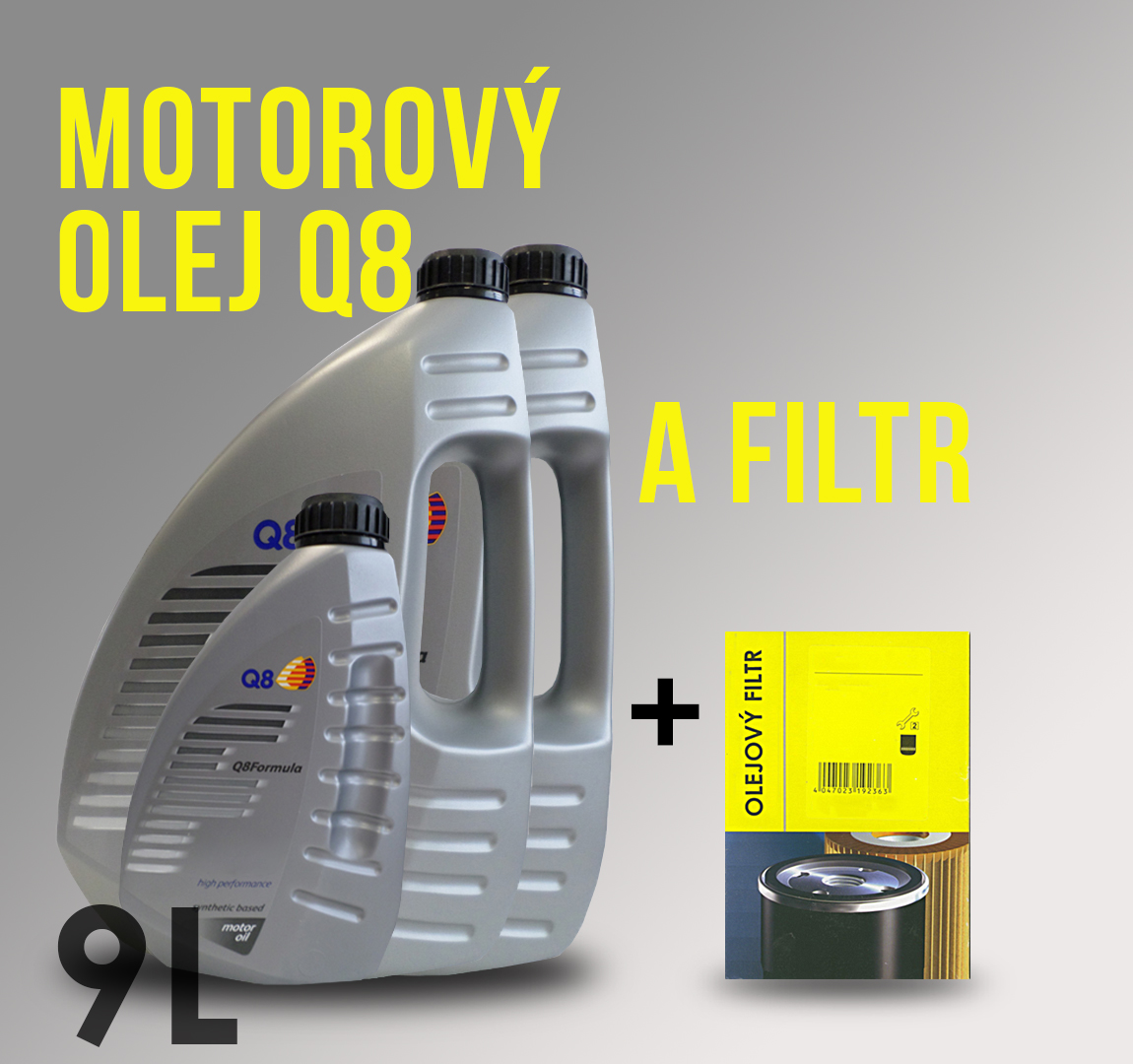 Motorový olej Q8 5W-30 a filtr pro VW Crafter 2.5 TDI 100kW