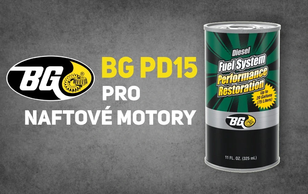 BG PD15 Diesel Fuel Systém Performance Restoration 325ml Aditivum do nafty