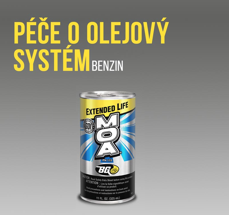 Servis motorového oleje Benzín BG 115 MOA