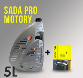 Motorový olej Q8 5W-40 a filtr pro Fiat Nuova Bravo 2.0 JTD Multijet