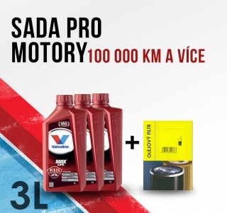 Motorový olej Valvoline 5W-40 a filtr pro Peugeot 206 1.4 16V 65kw