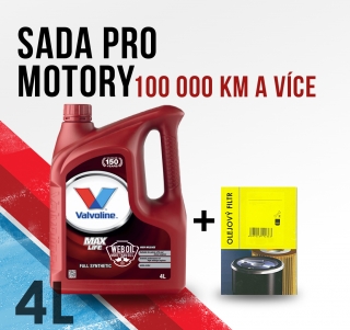 Motorový olej Valvoline 5W-40 a filtr pro Peugeot 206 1.6 HDI 80kw