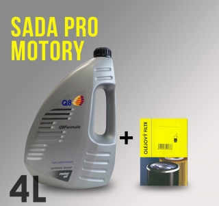 Motorový olej Q8 5W-40 a filtr pro Citroen C3 1.4i 54 kw 2004-2009